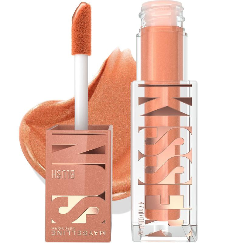 Achieve a Radiant Glow with Sunkisser Multi-Use Liquid Blush and Bronzer - Blendable, Longwear Makeup by Maybelline New York