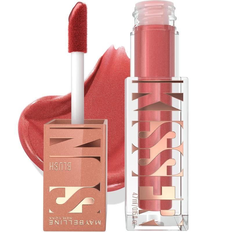 Achieve a Radiant Glow with Sunkisser Multi-Use Liquid Blush and Bronzer - Blendable, Longwear Makeup by Maybelline New York