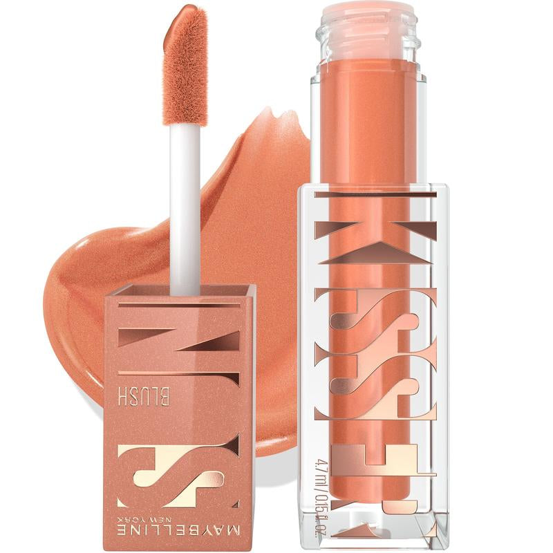 Achieve a Radiant Glow with Sunkisser Multi-Use Liquid Blush and Bronzer - Blendable, Longwear Makeup by Maybelline New York
