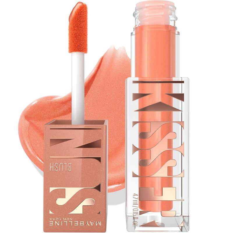 Achieve a Radiant Glow with Sunkisser Multi-Use Liquid Blush and Bronzer - Blendable, Longwear Makeup by Maybelline New York