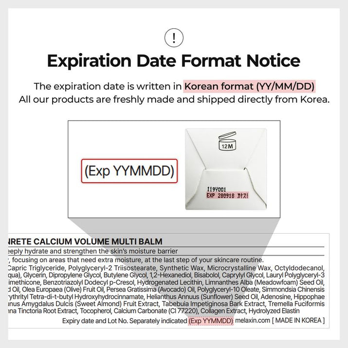 Revitalize Your Skin with Dr.Melaxin Calcium Volume Multi Balm & Eye Patch - 60 Pcs of Korean Beauty Innovation with Collagen for Youthful Elasticity